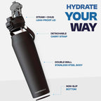 Bottle Buddy 32oz | UNC Tarheels | Skin + Budz Bundle